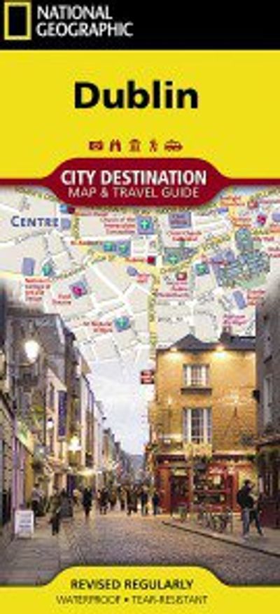 Dublin City Street Map Destination National Geographic