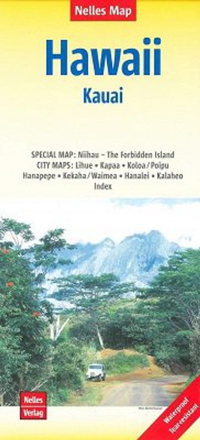 Kauai Travel Road Map Nelles