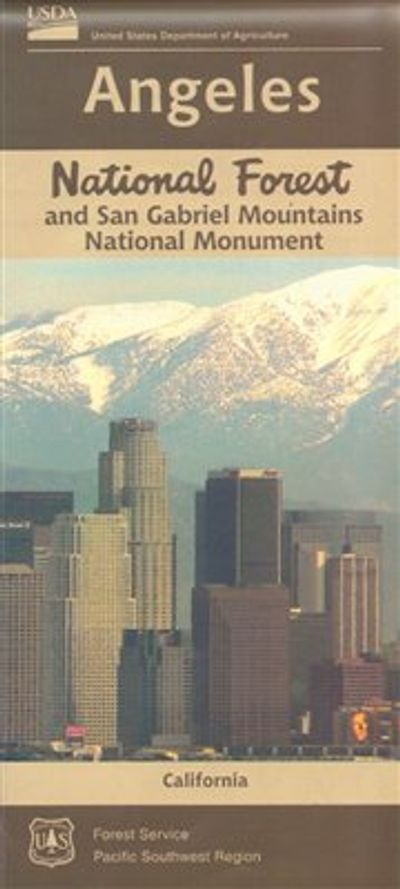 Angeles National Forest Map Topo