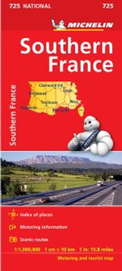 Southern France Road Map by Michelin
