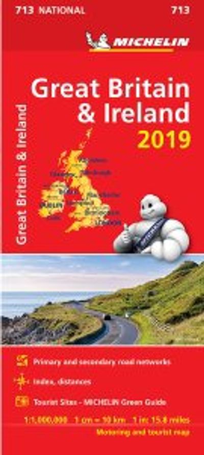Great Britain and Ireland Travel 713 Map Michelin