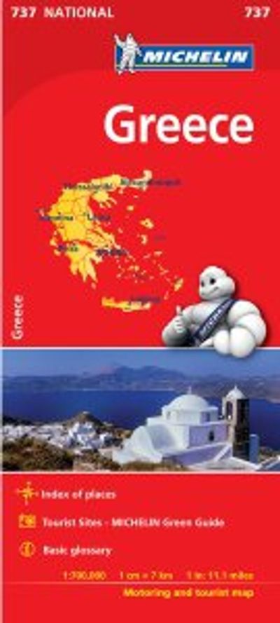 Greece Travel Map l Michelin