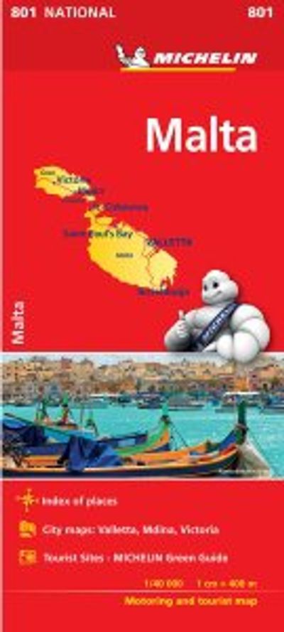 Malta & Gozo Travel Map l Michelin