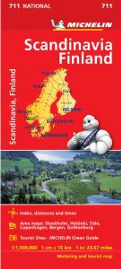 Scandinavia Travel Map by Michelin