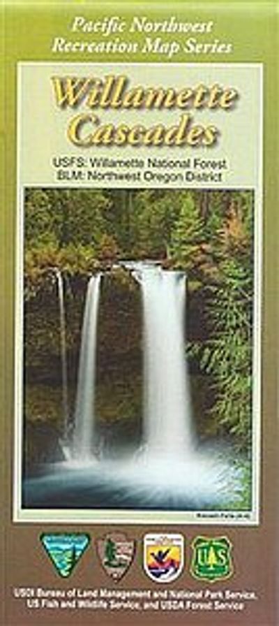 Willamette Cascades National Forest Map Topo
