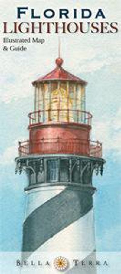 Florida Lighthouses Map by Bella Terra