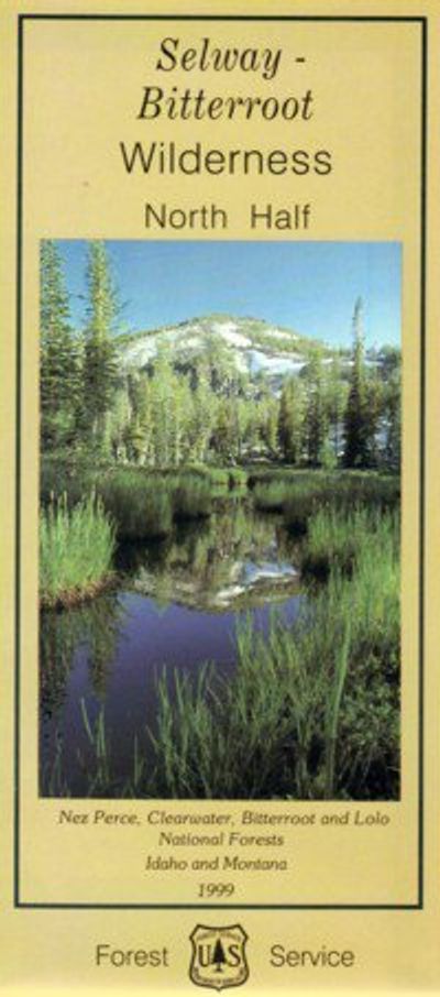 Selway Bitterroot Wilderness North National Forest Service Topo Map