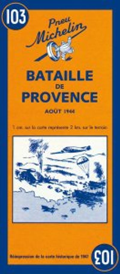 Battle of Provence Map l Michelin