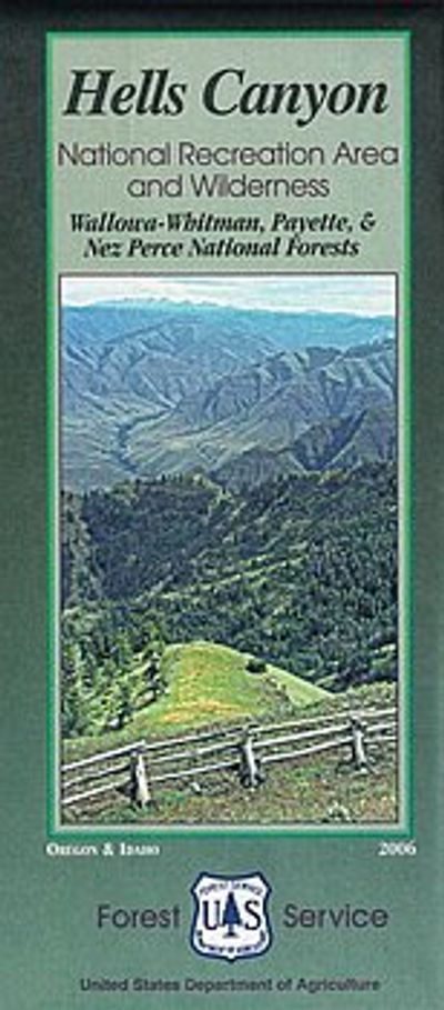 Hells Canyon National Forest Map