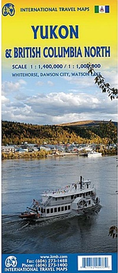 Yukon & British Columbia North Travel Map by ITM - Cover