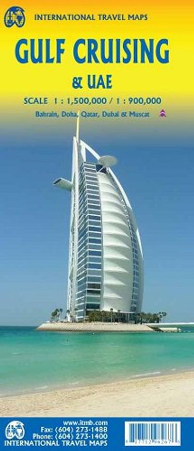 Uae United Arab Emirates Gulf Cruising Travel Map ITMB