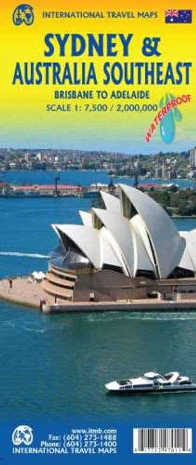 Sydney & Australia's Southeast Travel Map by ITM
