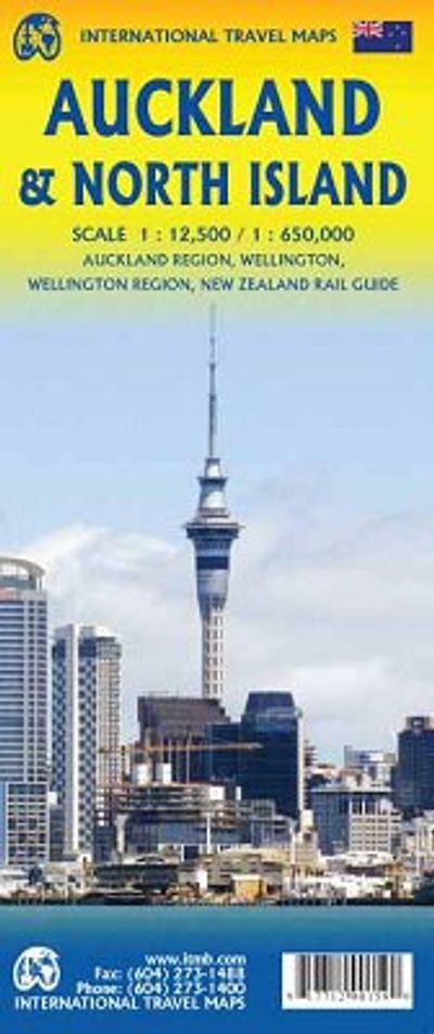 Auckland Australia Travel Map by ITMB