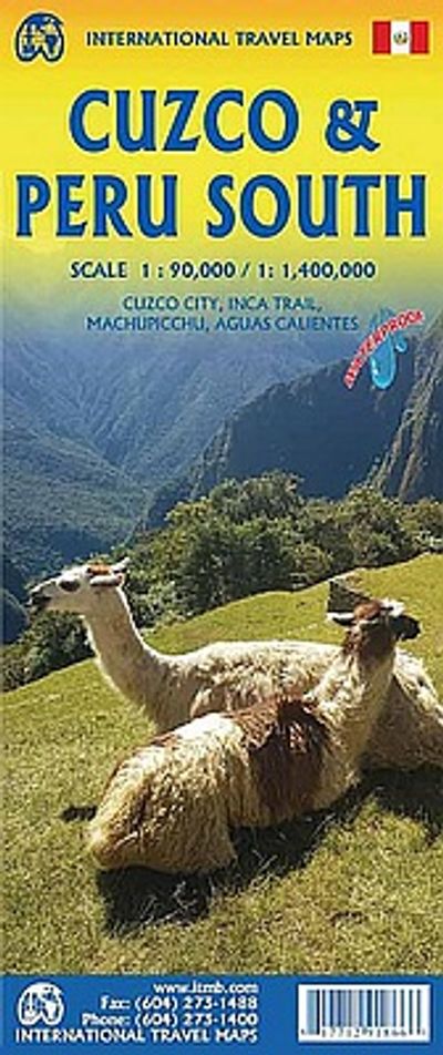 Cuzco & Peru South Travel Map by ITMB - Cover