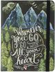 Travel Journal Wherever You Go Go With Your Heart