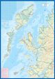 Western Scotland & Islands Street and Travel Map by ITMB Back Side