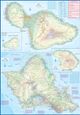 Hawaii Travel Map by ITM - Oahu, Maui & Lanai