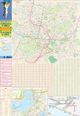 Athens & Peloponnese Travel Map by ITM - Athens Map
