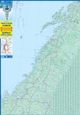 Norway North & Central Travel Map by ITM - Central Map