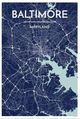 Baltimore City Map Graphic Point Two