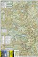 Mt Baker & Boulder River National Geographic Trails Illustrated Hiking Map - South Map Detail