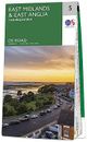 Great Britain Road Map Series - East Midlands #5 Cover