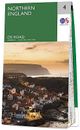 Great Britain Road Map Series - Northern England #4 Cover