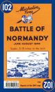 Battle of Normandy Map 102 Michelin