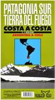 Patagonia South and Tierra del Fuego Folded Travel Map