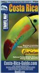 Costa Rica Travel Map Toucan Road Guide