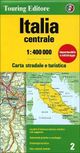 Italy Central Area Folded Travel Map by Touring Club of Italy