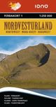 Iceland Northwest Topographic Map Ferdakort #1