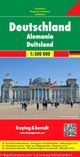 Germany Travel Road Map Freytag and Berndt