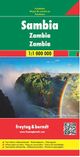 Zambia Travel Road Map Freytag and Berndt