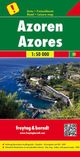 Azores Portugal Travel Road Map Freytag and Berndt 