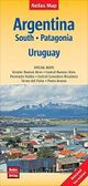 Argentina Uruguay Patagonia Travel Road Map Nelles