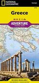 Greece Travel Adventure Road Map Waterproof Topo Nat Geo