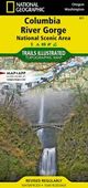 Columbia River Gorge Map National Geographic Topo Trails Illustrated Hiking