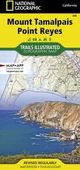 Mt Tamalpais Point Reyes Topo Map Recreational Trails Illustrated