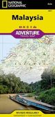 Malaysia Travel Adventure Map Road Topo Waterproof National Geographic