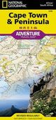Cape Town City Street Map Topo Adventure National Geographic 