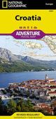 Croatia Travel Adventure Road Map Waterproof Topo Nat Geo