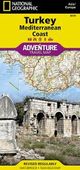 Turkey Mediterranean Coast Travel Map Adventure Waterproof National Geographic