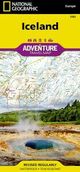 Iceland Adventure Travel Road Map Topo Waterproof National Geographic Trails Illustrated