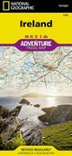 Ireland Adventure Travel Road Map Topo Waterproof National Geographic Trails Illustrated