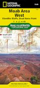 Moab West Topo Waterproof National Geographic Hiking Map  Trails Illustrated