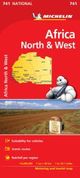 Africa NW Travel Map Michelin 741