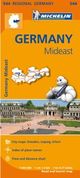 Germany Mideast Travel Map 544 Michelin