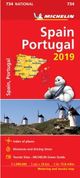 Spain Portugal Travel Map 734 Michelin