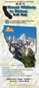 Mt Whitney to Bishop Trail Map by Adventure Maps